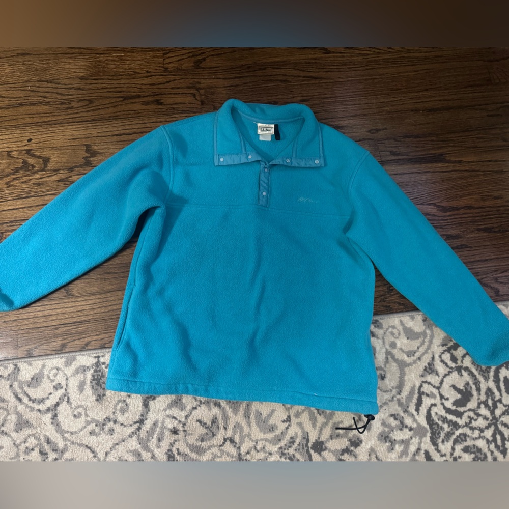L.L. Bean Teal Fleece Jacket